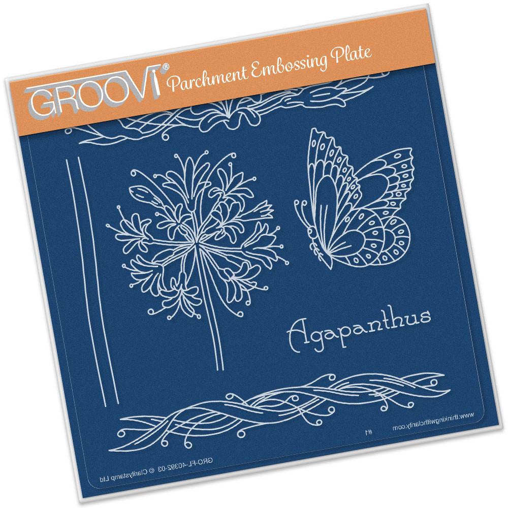 Groovi Jayne Nestorenko - Agapanthus Name Plate A5